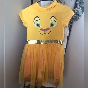 Girls Disney Lion King Dress 10/12